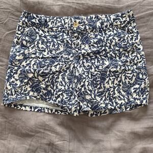 Lilly Pulitzer Shorts Krillin It Navy White Lobster Size 14 (36 Waist)